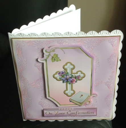 Floral Cross Confirmation by Anita Henery
