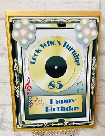 Look Whos Turning 85 Topper by Anita Henery