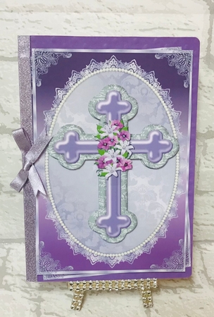 Floral Cross 3 by Anita Henery