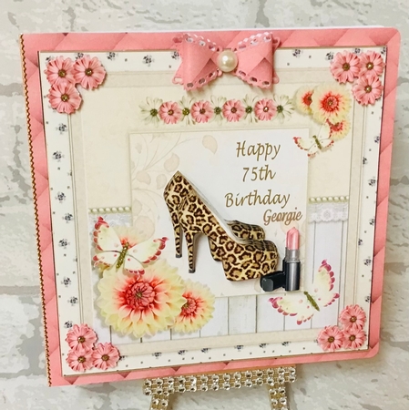 Happy 75th Birthday Topper by Anita Henery