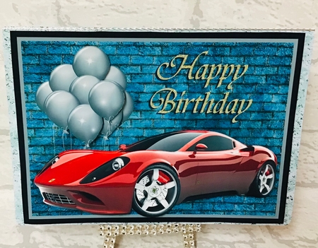 7x5 SPORTS CAR  60 by Anita Henery