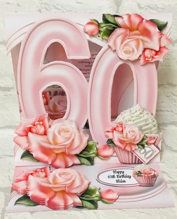 Special Birthday Roses & Cupcakes Easel - Bumper Kit - Ages 30 to 90 by Anita Henery