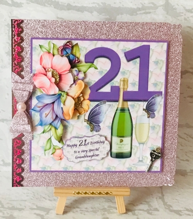 Champagne and flowers 21st by Anita Henery