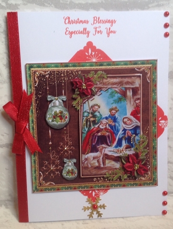 Happy Holidays Nativity Scene Kit.6 by Anita Henery