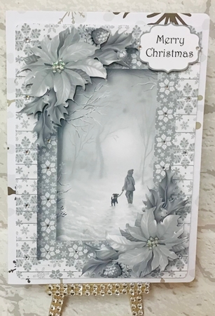 Silver Scenic Christmas A5 by Anita Henery