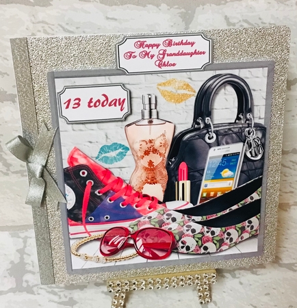 Teenage themed card for girl by Anita Henery