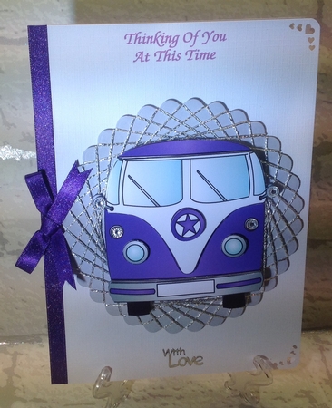 CAMPER VAN STEP BY STEP SHEET - PURPLE by Anita Henery