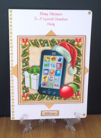 Christmas Technology 8x8 by Anita Henery