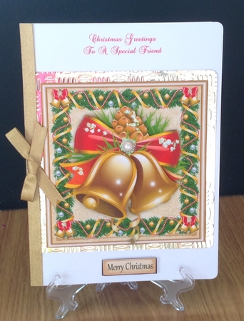 Gorgeous Christmas Bells 8x8 by Anita Henery