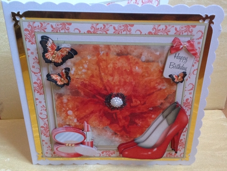 Summer Poppy Birthday Mini Kit by Anita Henery