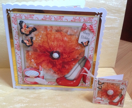 Summer Poppy Birthday Mini Kit by Anita Henery