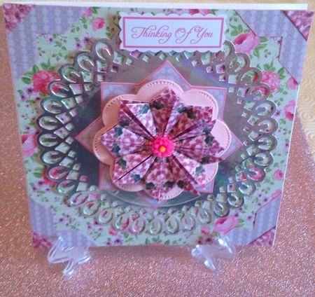 Photoflowers Teabag Topper and Accessories Sheet - sweet pink by Anita Henery
