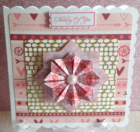 Photoflowers Teabag Topper and Accessories Sheet - pink rose by Anita Henery