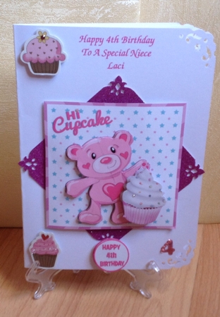 HI CUPCAKE with stars by Anita Henery