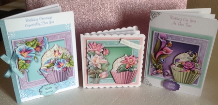 Floral Cupcakes Bumper Kit 3 by Anita Henery