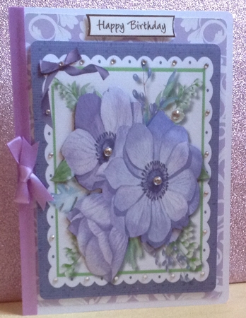 Beautiful Anemones with Verse by Anita Henery