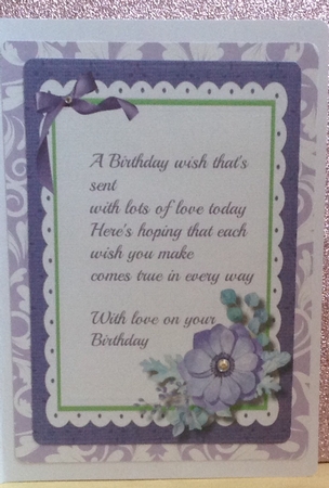 Beautiful Anemones with Verse by Anita Henery