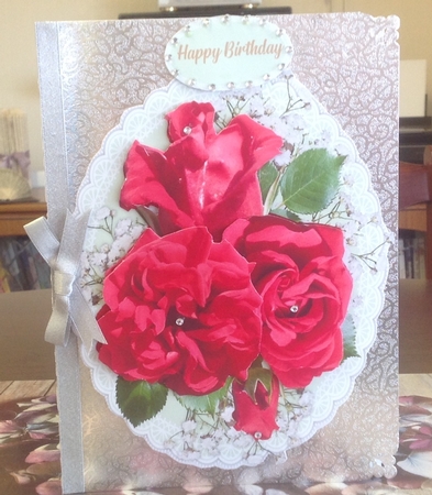 Beautiful Red  Roses  by Anita Henery