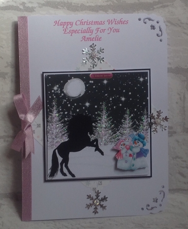 Unicorn magic in the snow by Anita Henery