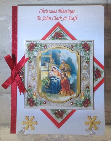 Silent Night Christmas Topper 2 by Anita Henery