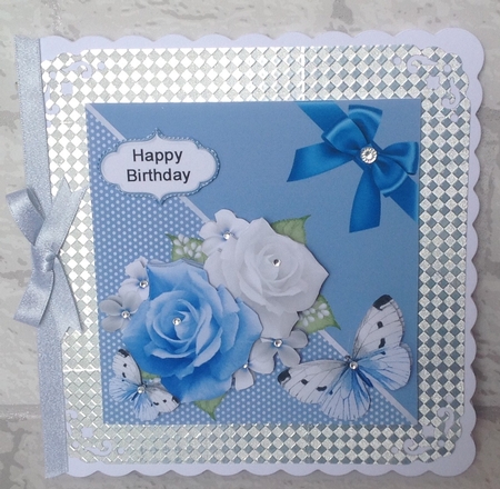 Butterflies and roses by Anita Henery