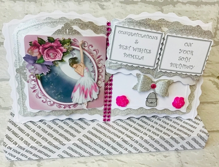 Beautiful Ballerina With Belle Epoque Roses by Anita Henery