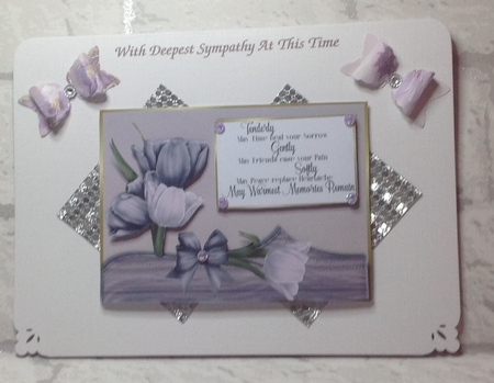 .Sympathy Card & Verse 2 by Anita Henery