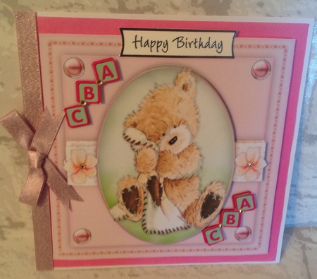 Teddies Blanket , Pink  by Anita Henery