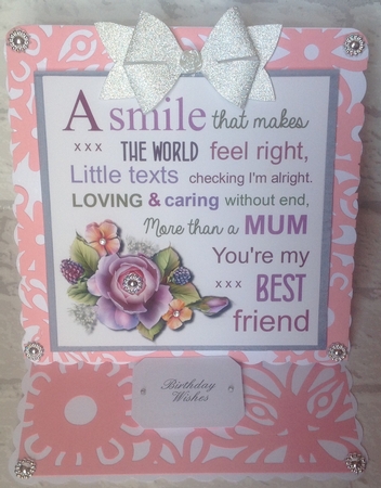 Mum card topper by Anita Henery