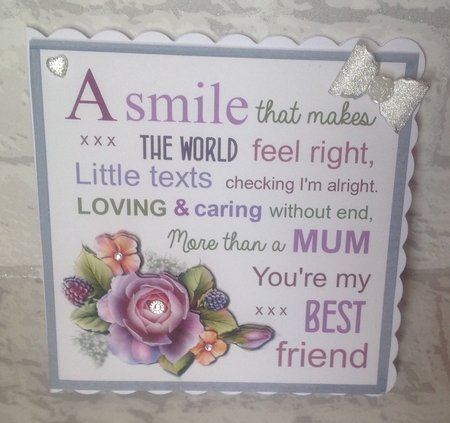 Mum card topper by Anita Henery