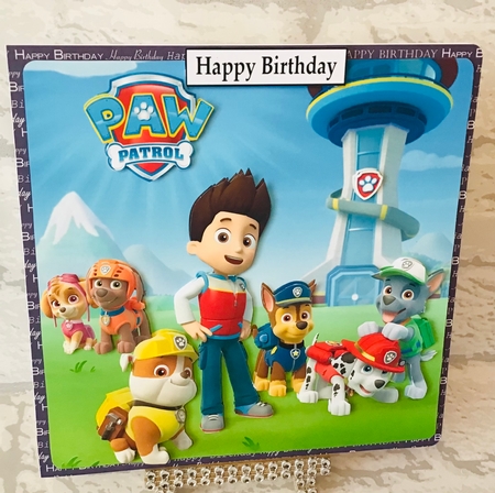 Paw Patrol 8x8 Quick Card by Anita Henery
