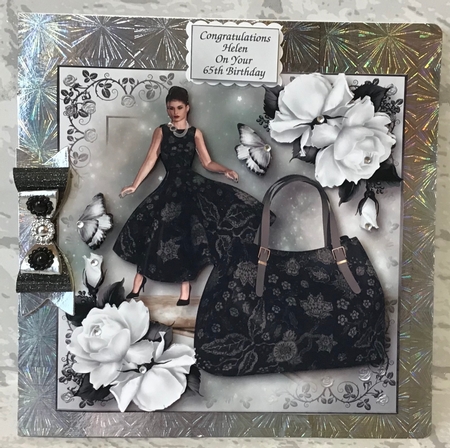 Handbags & Gladrags - Monochrome 8x8 by Anita Henery