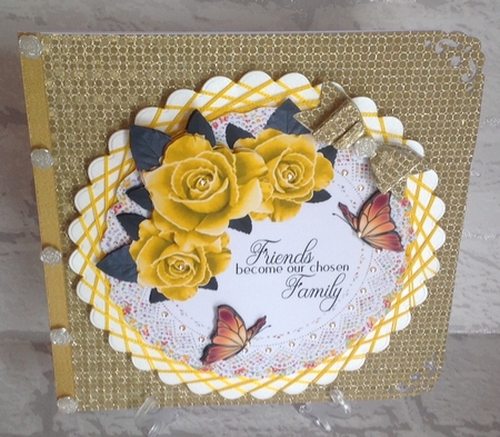 Yellow roses for my friend by Anita Henery