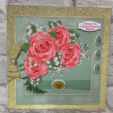 Pink Rose Bouquet by Anita Henery
