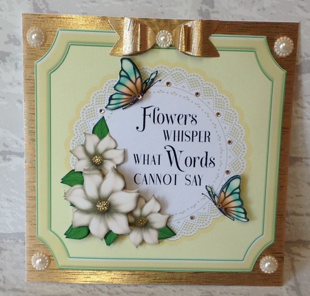 Flowers whisper what words cant say 2 by Anita Henery