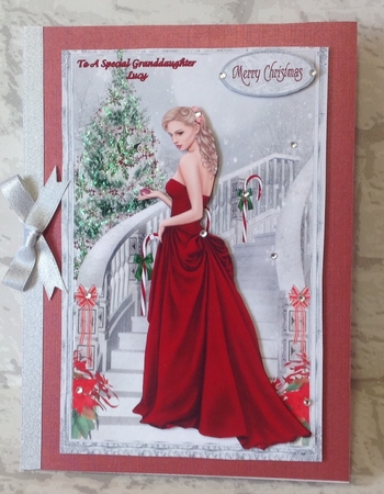 Lady in Red 3 by Anita Henery