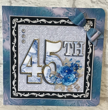 Floral Anniversary Toppers 35th - 70th by Anita Henery