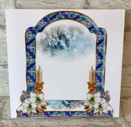 Nativity Snowglobe Shaped Mini Page Kit by Anita Henery
