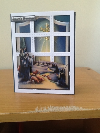 Shepherds & Star Christmas Quick Card by Ann Axelsen