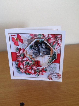 Christmas in July Donkey 1 by Ann Axelsen