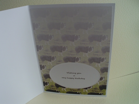 Border Collie Scene Insert by Ann Blackman