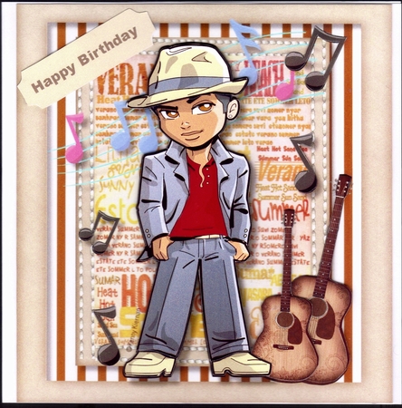 8x8 Mini Kit Mr Music Man by Ann Blackman