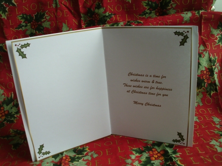 Christmas Insert 7 by Ann Blackman