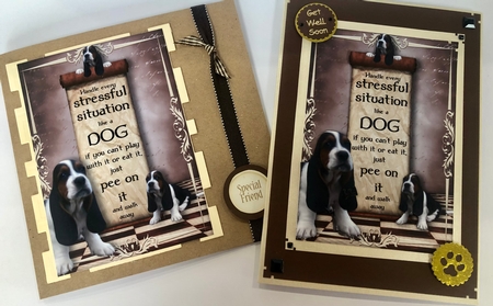 Handle Every Stressful Situation Like a Dog - basset Hound by Ann Ramsell