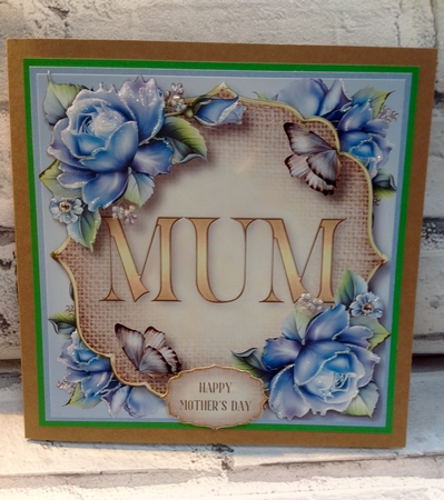 Mum - Porcelain Roses 8x8 by Ann Ramsell
