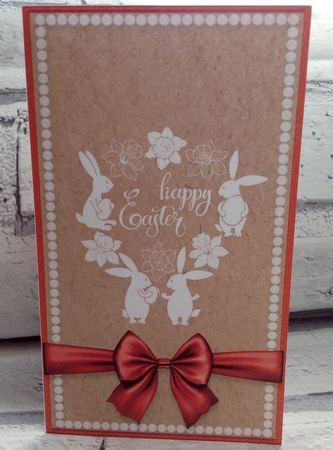 Bunnies & Bows Easter Money/Gift/Voucher Wallet/Pocket/Envelope by Ann Ramsell