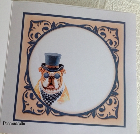 Hope your day is Pawsome - British Bulldog by Ann Ramsell