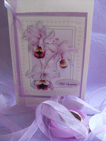 Orchids for My Mum May Happiness Be Yours on This Special Day Thank You with Sympathy Happy Birthday by Ann Ramsell