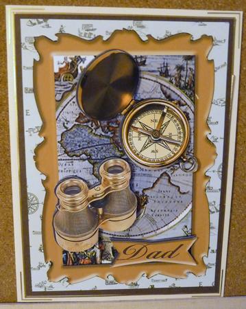 Male Relative Card - World Travel - All Occasion by Ann Ramsell