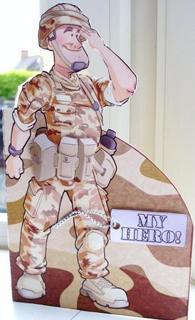 Army Dude Shaped. by Ann Ramsell